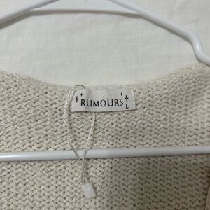 Rumors Cream Sweater Vest